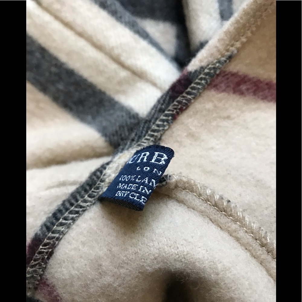 Euc Burberry vintage nova check poncho - Picture 6 of 8